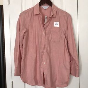 NWT Old Navy tunic length button down